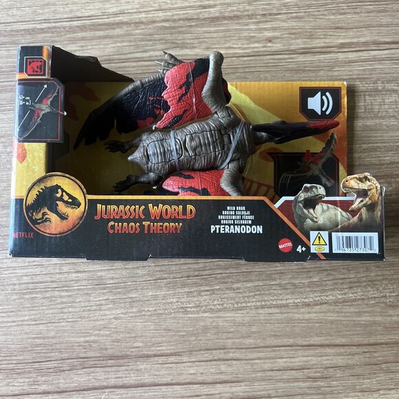 NEW Mattel Jurassic World Chaos Theory PTERANODON Wild Roar Action Toy Figure - Picture 1 of 3
